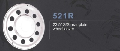 Колпак колеса задний R22,5 на 10 отв. 521R Renault Premium, Magnum 1996