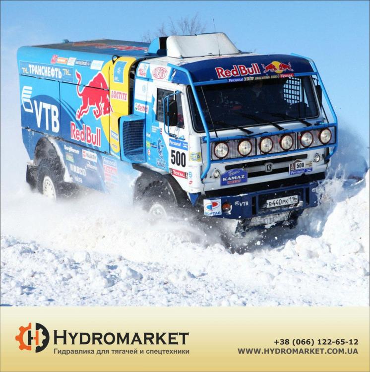 Гидравлический комплект Hyva на КАМАЗ с алюминиевым баком 522429202 2020 - фото