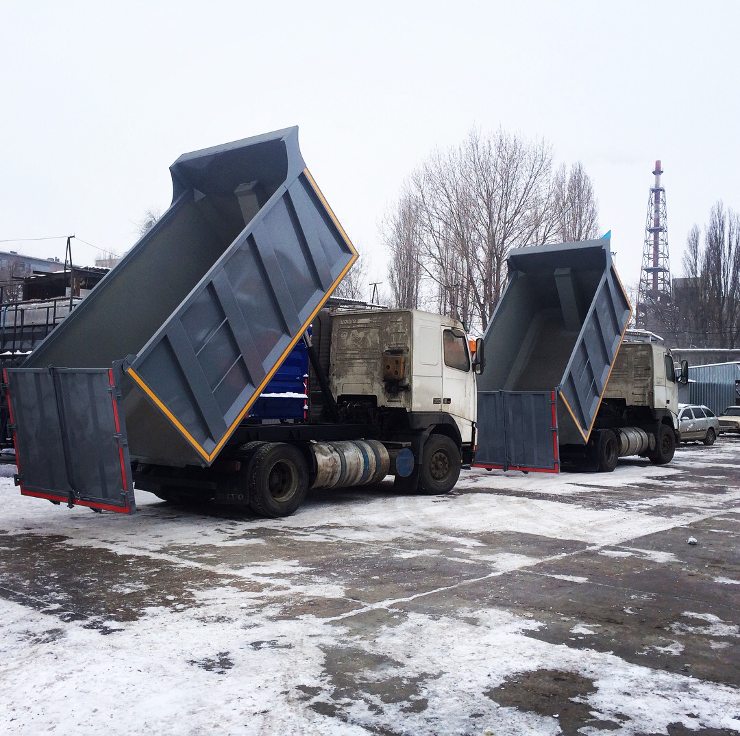 Переоборудование из тягача в самосвал камаз